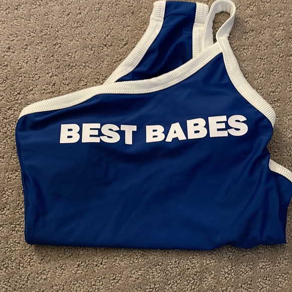 Aerie one shoulder swimsuit - Picture 2 of 4